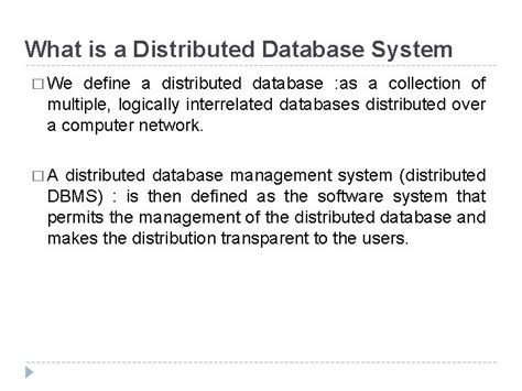 Toradh íomhá ar Distributed Database Definition