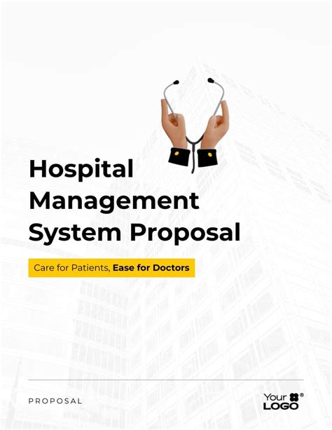 Toradh íomhá ar Hospital Proposal Example