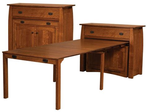 Image result for Hutch with Pull Out Dining Table