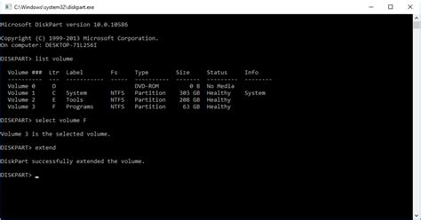Image result for Diskpart Extend Volume