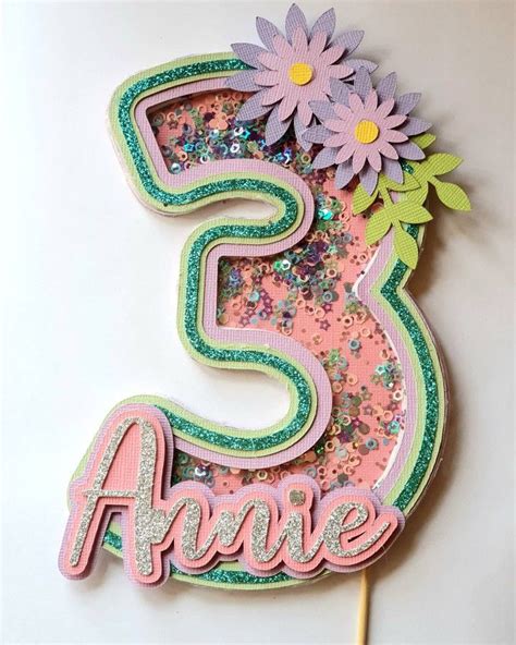 Image result for Number Shaker Cake Topper