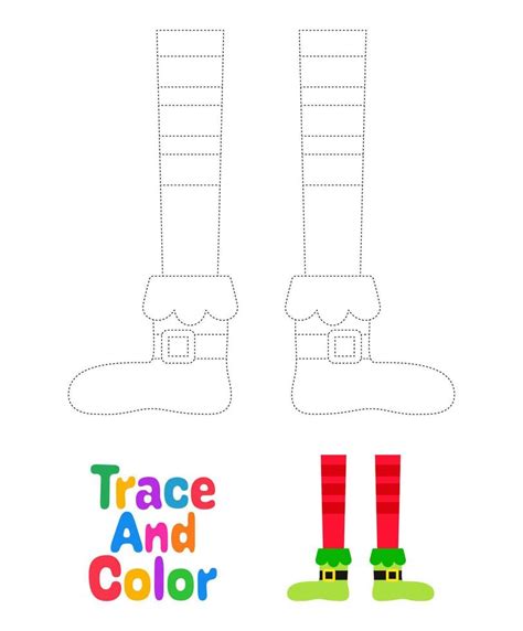 Image result for Printable Elf Feet Pattern
