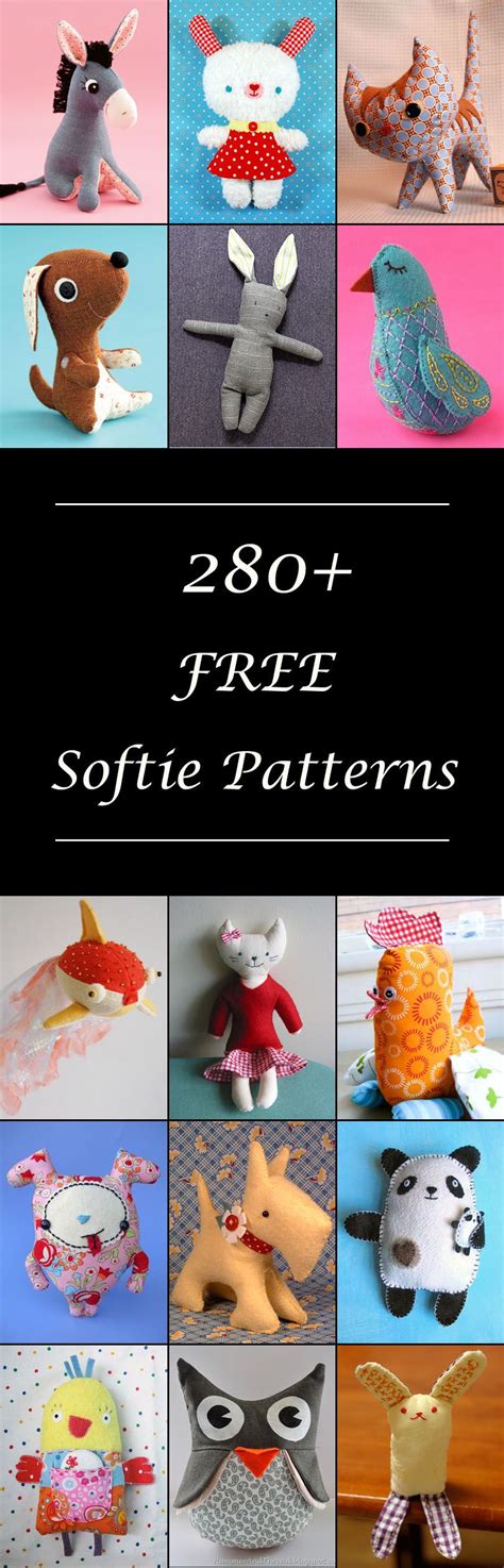Toradh íomhá ar DIY Stuffed Animal Patterns Free