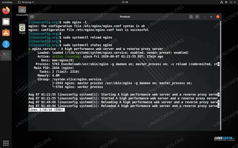 Afbeeldingsresultaten voor Nginx Web Server Linux Machine