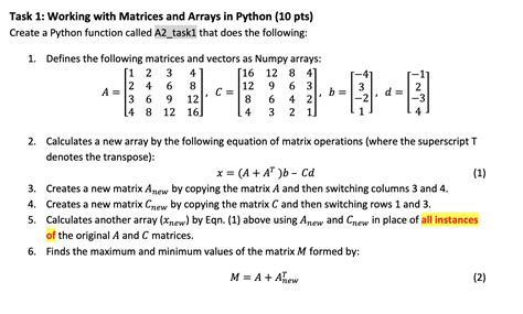 Image result for How to Compute a Matrix in Python One by One