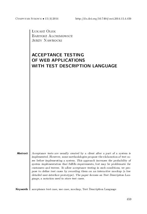 Did Software Test Description Example に対する画像結果