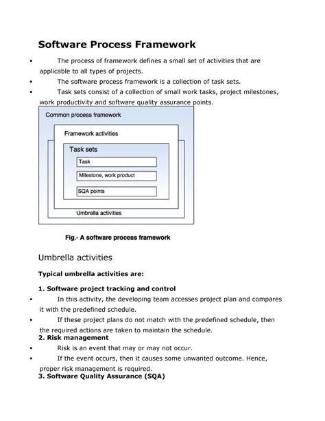 Image result for Software Process Framework Diagram