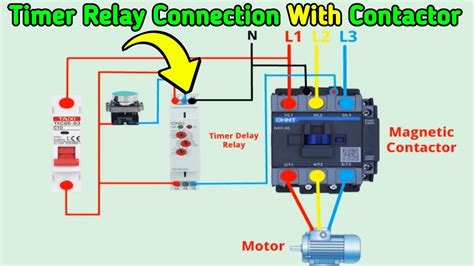 Afbeeldingsresultaten voor Wiring a Timer Relay