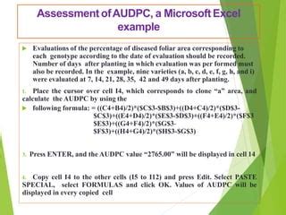Image result for AUDPC without Log Transformation