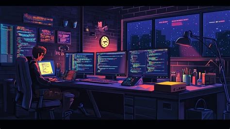 Image result for Night Time Coding Image