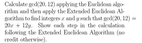 Toradh íomhá ar Extended Euclidean Algorithm Step by Step