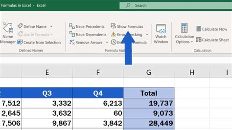 Image result for Excel-Formula View