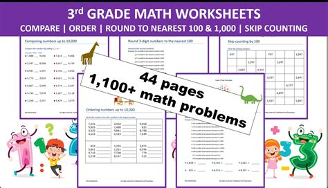 Image result for 3rd Grade Math Worksheets PDF