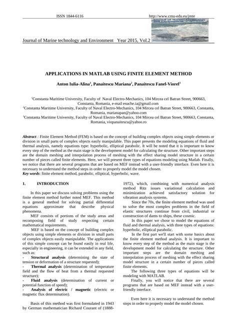 Image result for Finite Element in Matlab Code