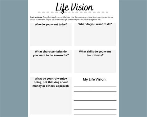 Life Vision Chart に対する画像結果