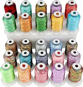 Brothread Multi Blue Green Variegated Machine Embroidery Thread に対する画像結果