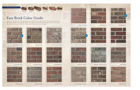 Image result for Brick Color Chart