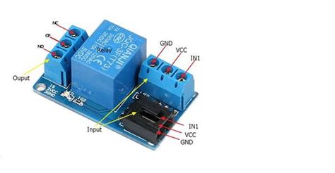 Image result for 5V 1Channel Relay Module Circuit Diagram
