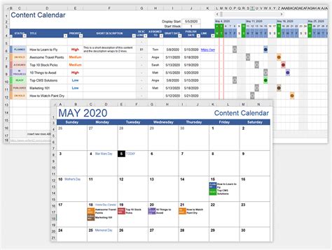 Free Content Calendar Templates for Google Sheets | ClickUp