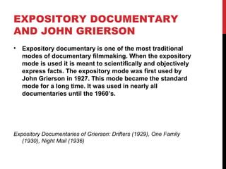 Image result for Expository Documentary Script