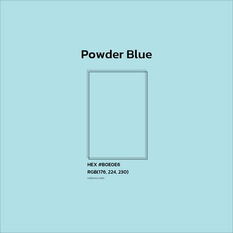 CSS Color Light Powder Blue に対する画像結果