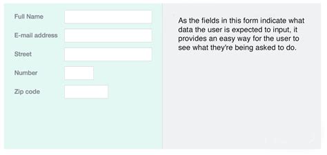 Toradh íomhá ar Example of a Good User Form Input