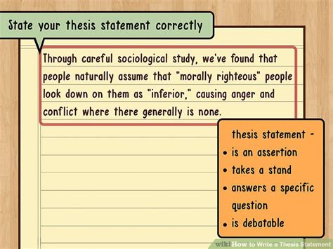Image result for Thesis Statement Paragraph Examples