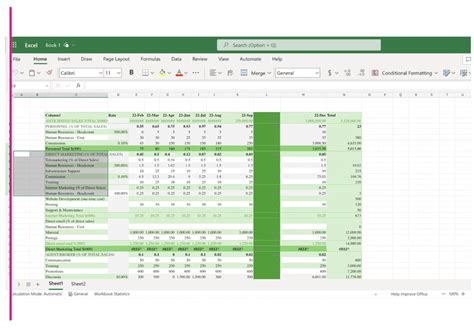 Image result for Excel Web File Menu