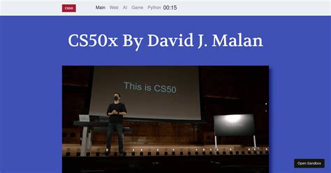 Bildergebnis für CS50 Week 8 HTML CSS JavaScript