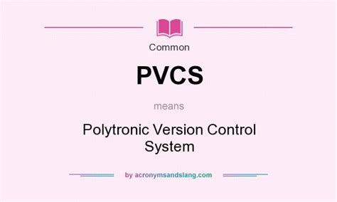 Image result for PVCs Version Control