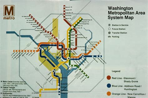 Washington Metro System Map に対する画像結果