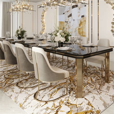 Image result for Modern Rectangular Dining Table