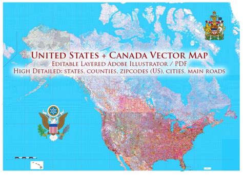 Bildergebnis für Editable US/Canada Map