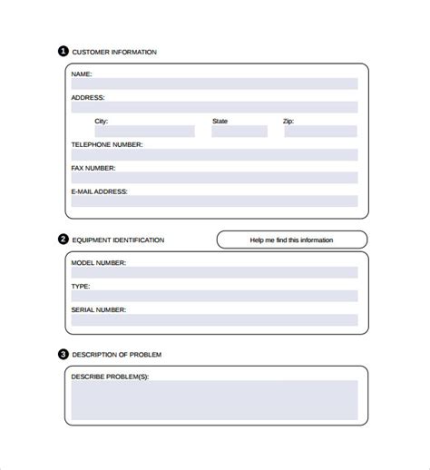FREE 12+ Sample Computer Service Request Forms in PDF | MS Word