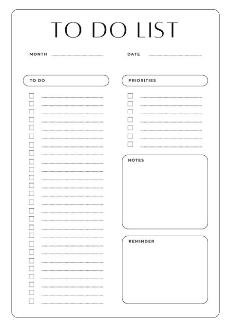 Image result for To Do List Template iOS