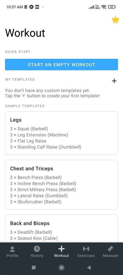Tracking Workout に対する画像結果