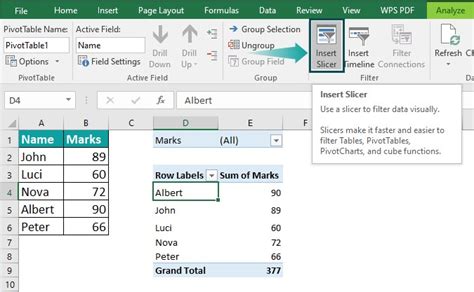 Image result for pivot table filter multiple items