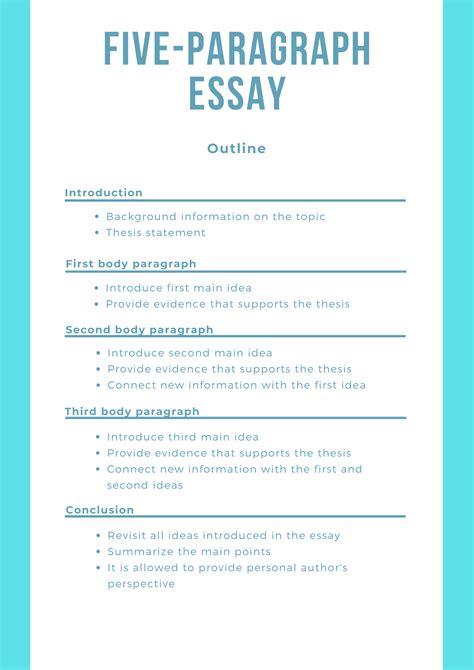 Toradh íomhá ar Paragraph Outline Examples