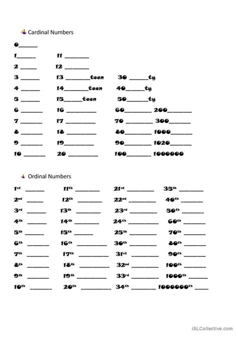 Image result for Ordinal Numbers Worksheet for Class 1
