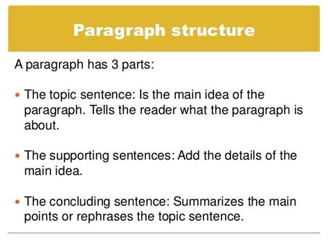 Image result for Topic Sentence Examples Paragraph