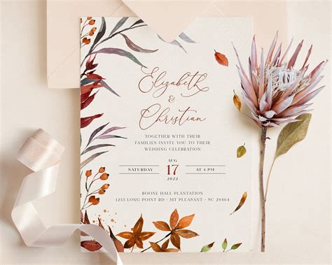 Rustic Wedding Invitations Kit に対する画像結果