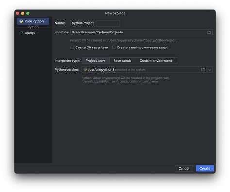 How to Create a Project in PyCharm に対する画像結果