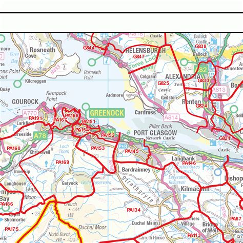 Ka Postcode Area Map に対する画像結果