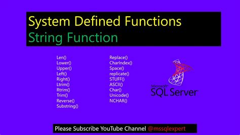 Image result for String Functions in SQL Prag Im Technology