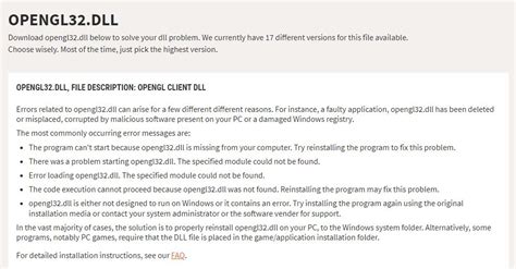 Image result for How to Fix OpenGL Error