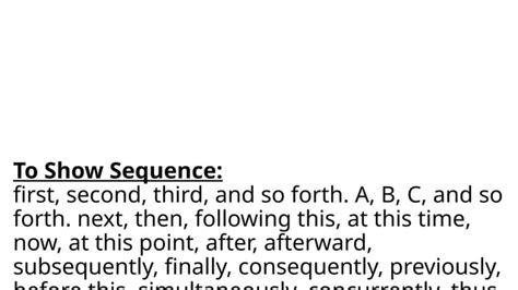 Toradh íomhá ar Transitional Markers Examples