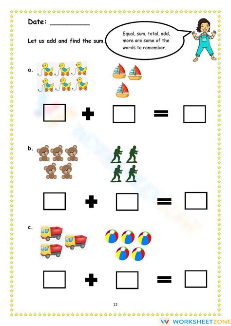Image result for Addition Activities Printable