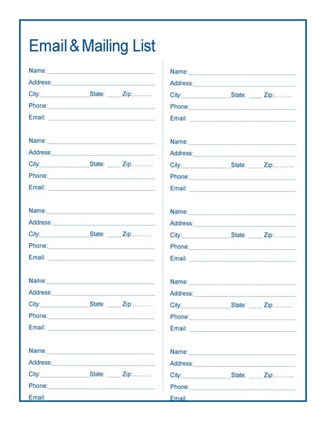 Image result for Email Address List