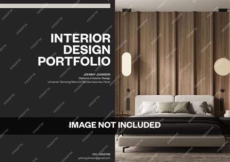 Interior Design Portfolio Cover Page