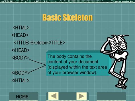 Skeleton HTML File に対する画像結果